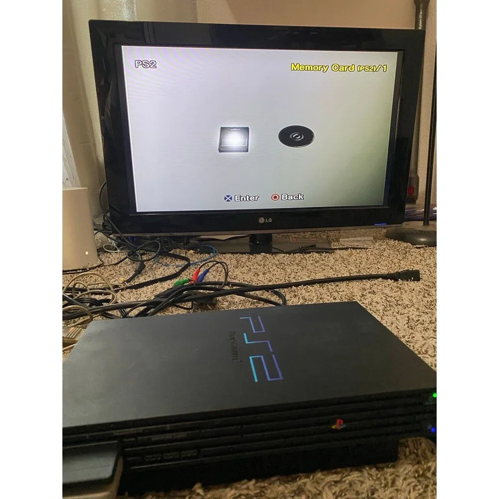 Sony Playstation 2 PS2 Fat Console w Controller W memory card